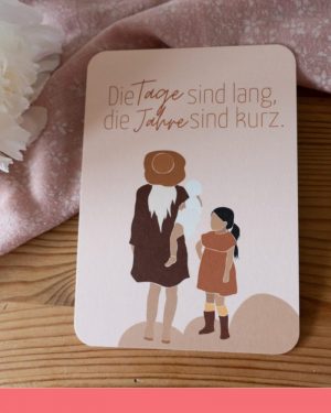 Postkarte die Tage