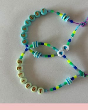 Armband GELIEBT blau