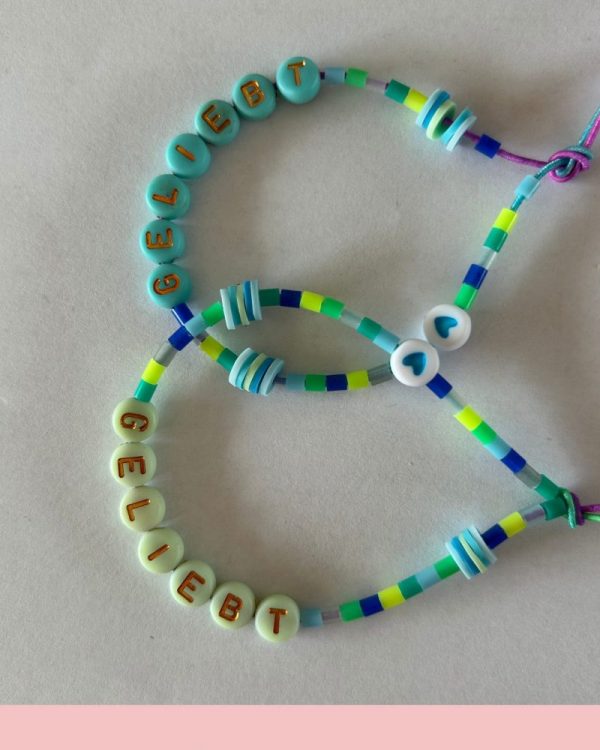 Armband GELIEBT blau